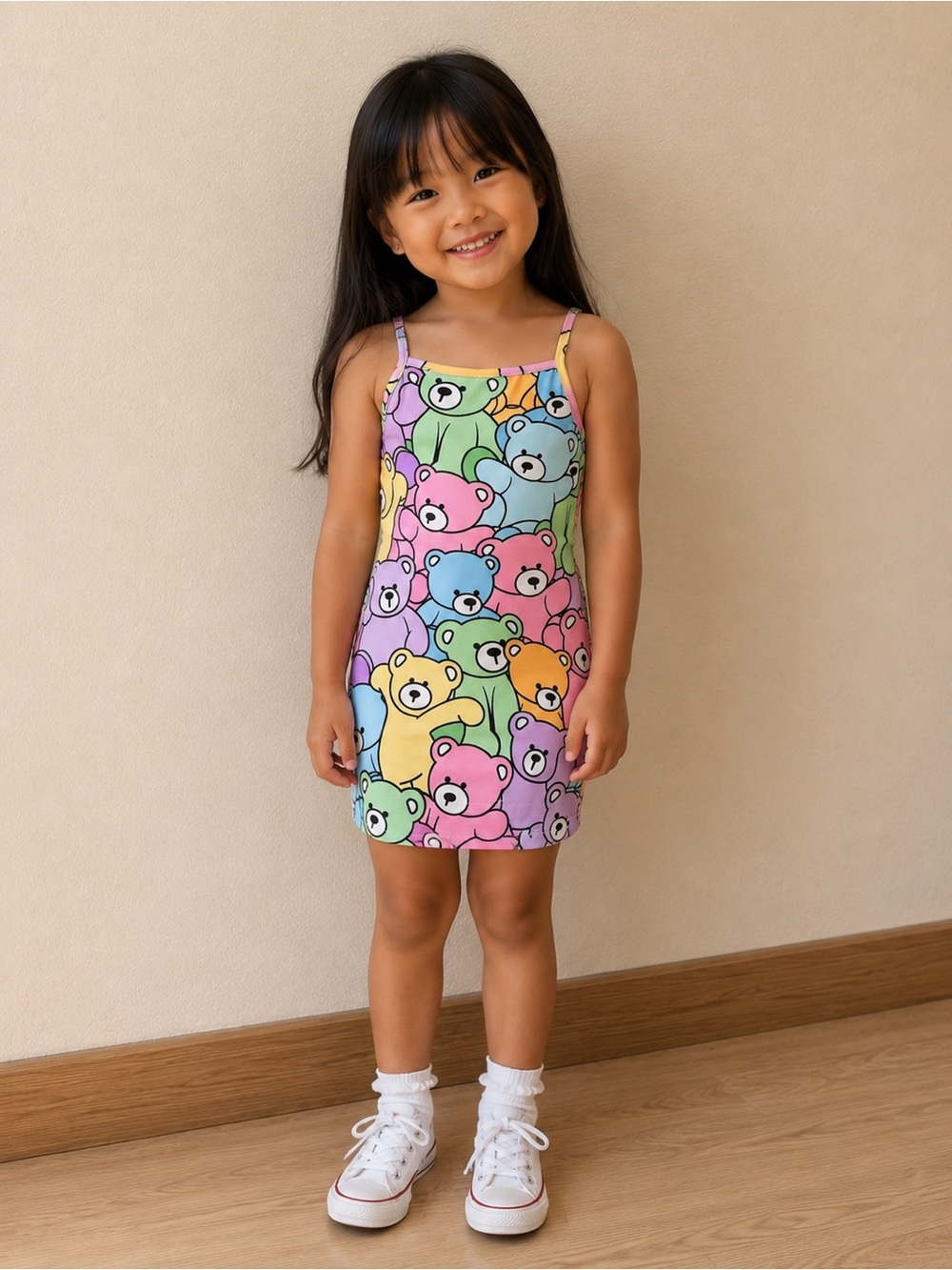 SHEIN pastel bear dress